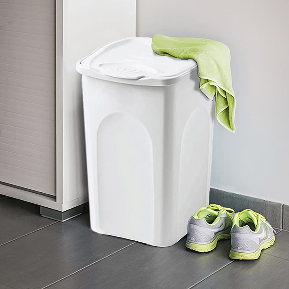 stefanplast-elegance-portabiancheria-chiuso-50-l-bianco-37-x-37-x-56h-cm image 2