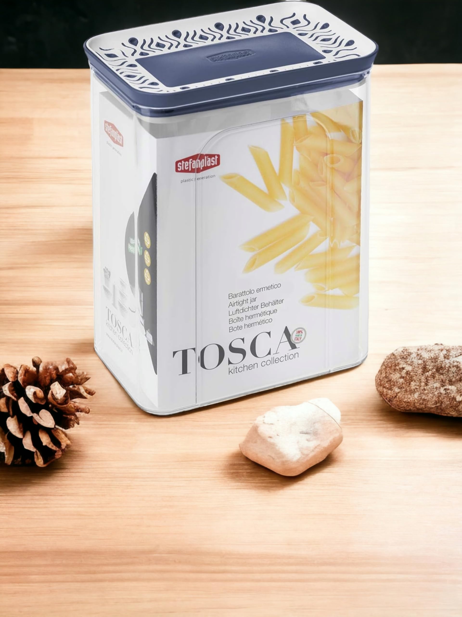stefanplast-tosca-barattolo-rettangolare-ermetico-palace-2-2-l-bianco-blu image 4