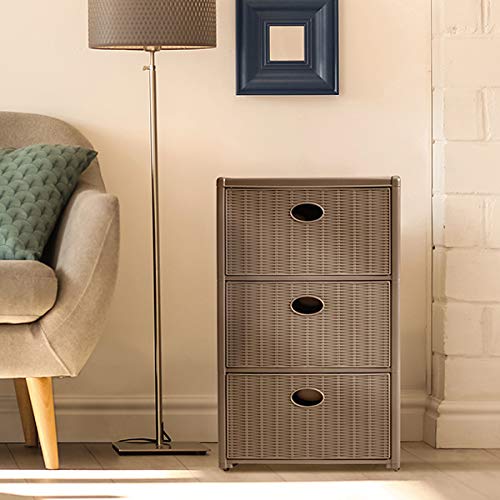stefanplast-elegance-cassettiera-3-cassetti-tortora-40x40x60-cm image 2