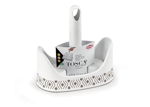 stefanplast-tosca-portabicchieri-bianco-tortora-chiaro image 2