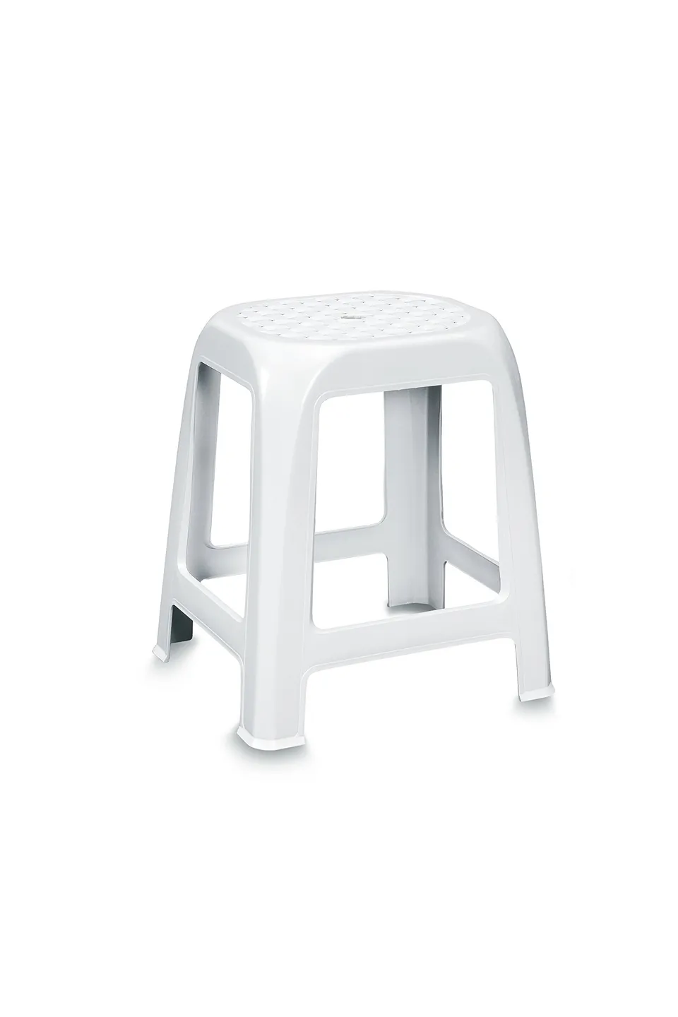 stefanplast-elfo-sgabello-in-plastica-bianco-41-x-35-x-46h-cm-made-in-italy image 1