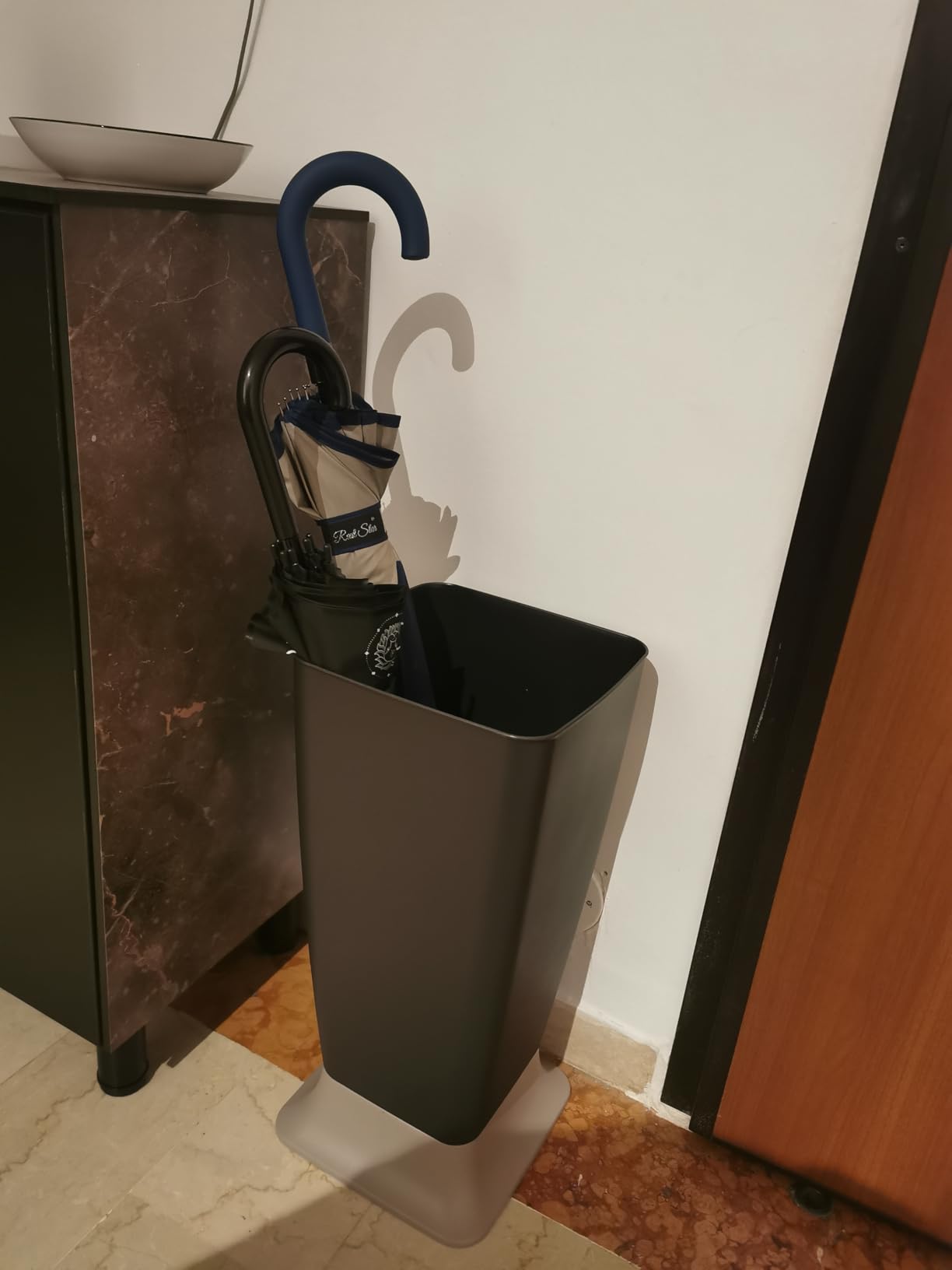 Arrivato con un angolo segnato