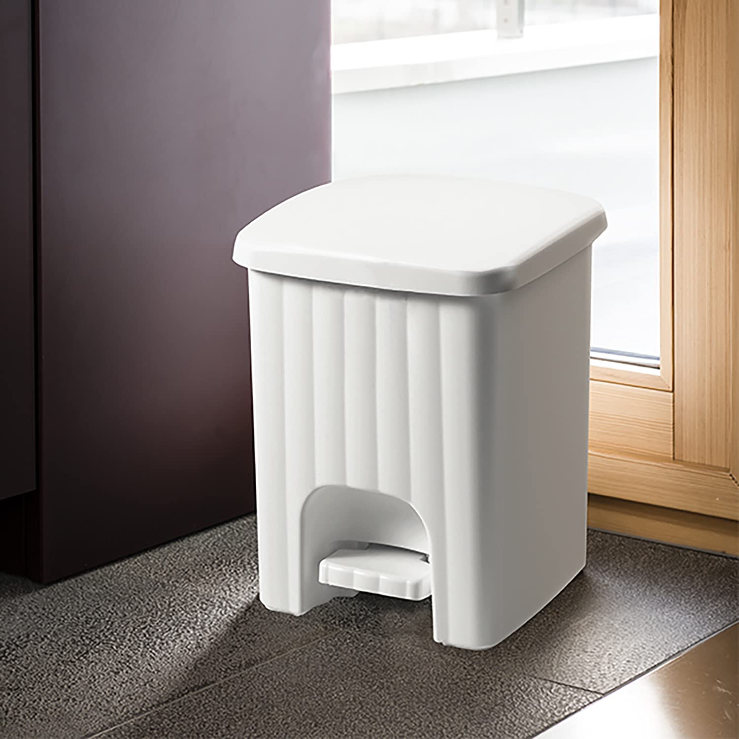 stefanplast-pedalina-pattumiera-bagno-a-pedale-4-5-l-bianca image 3