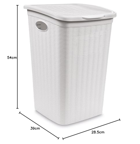 stefanplast-elegance-porta-biancheria-36-lt-bianco-28-5x39x54-cm-effetto-rattan image 6