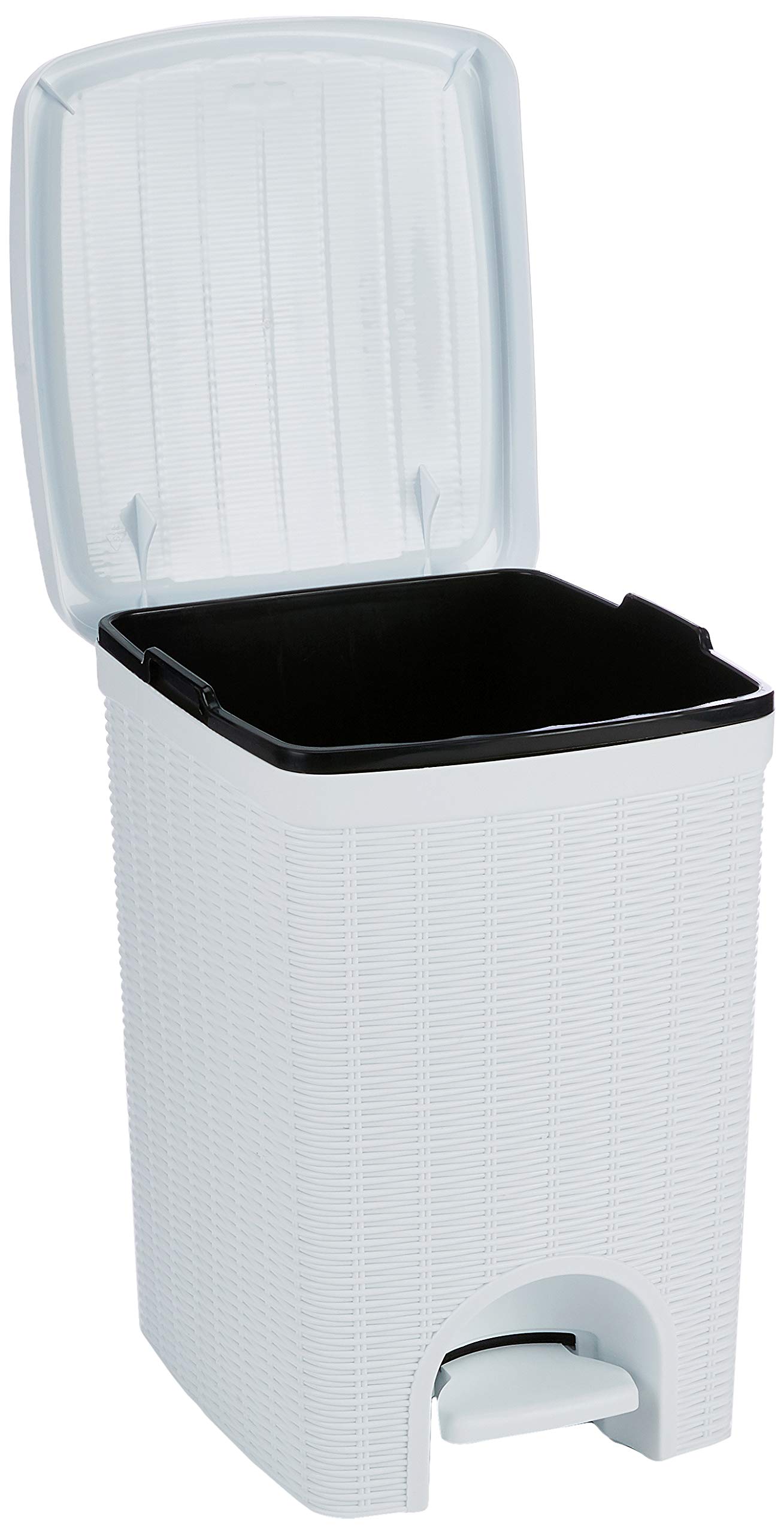 stefanplast-elegance-pattumiera-a-pedale-20-l-bianca-31x27-5x39-cm image 2