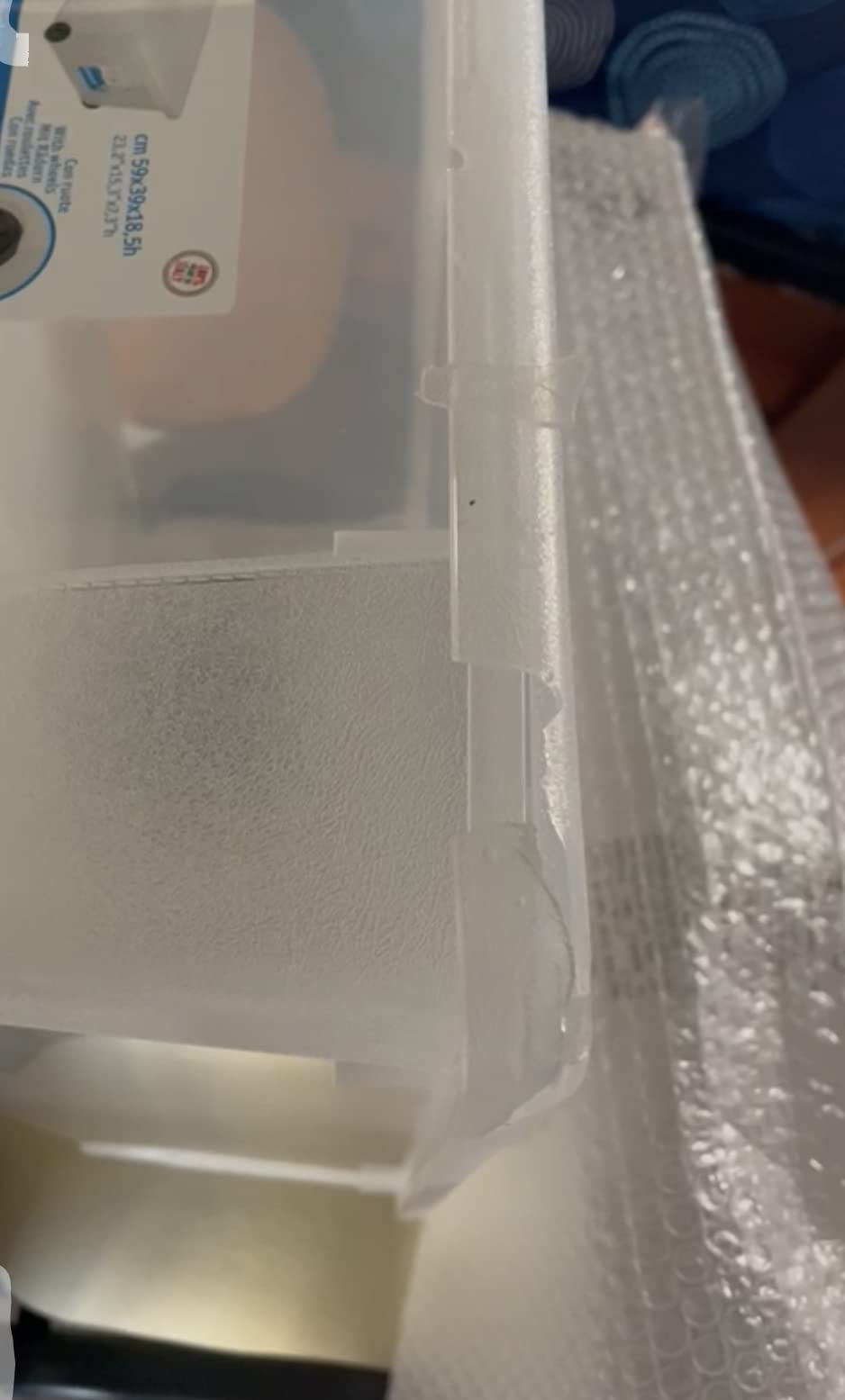Coperchio un po' fragile