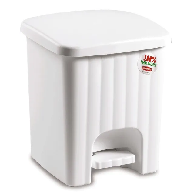 stefanplast-pedalina-pattumiera-bagno-a-pedale-4-5-l-bianca image 1