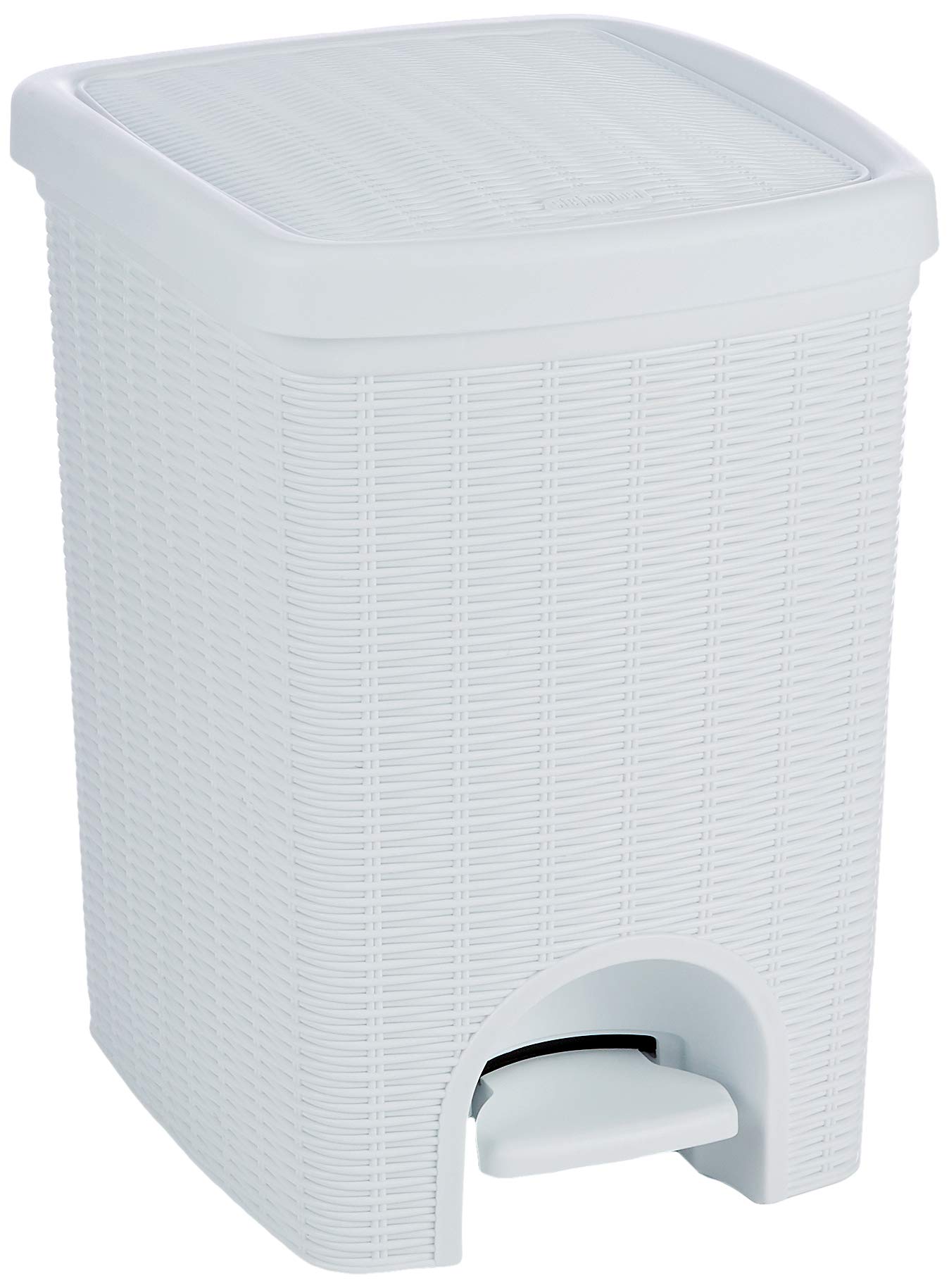 stefanplast-elegance-pattumiera-a-pedale-20-l-bianca-31x27-5x39-cm image 1