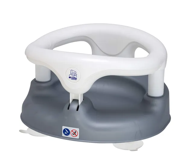 rotho-babydesign-seggiolino-da-bagno-7-16-mesi-fino-a-13-kg-argento-perlato-bian image 1