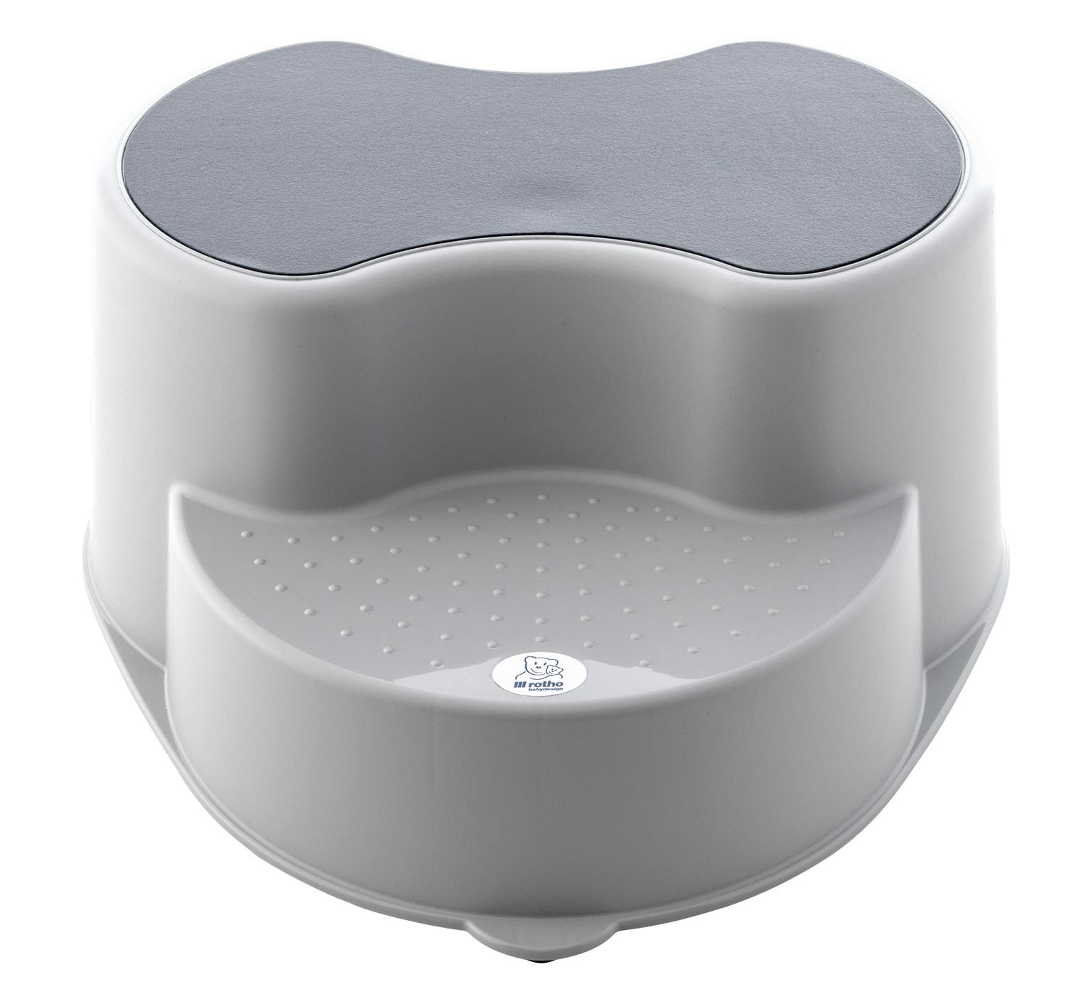 rotho-babydesign-top-sgabello-per-bambini-2-gradini-stone-grey image 2