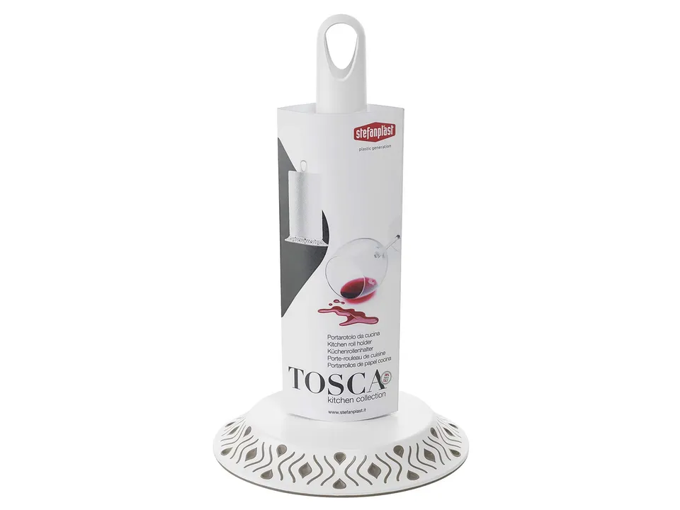 stefanplast-tosca-portarotolo-da-cucina-17-cm-tortora image 1