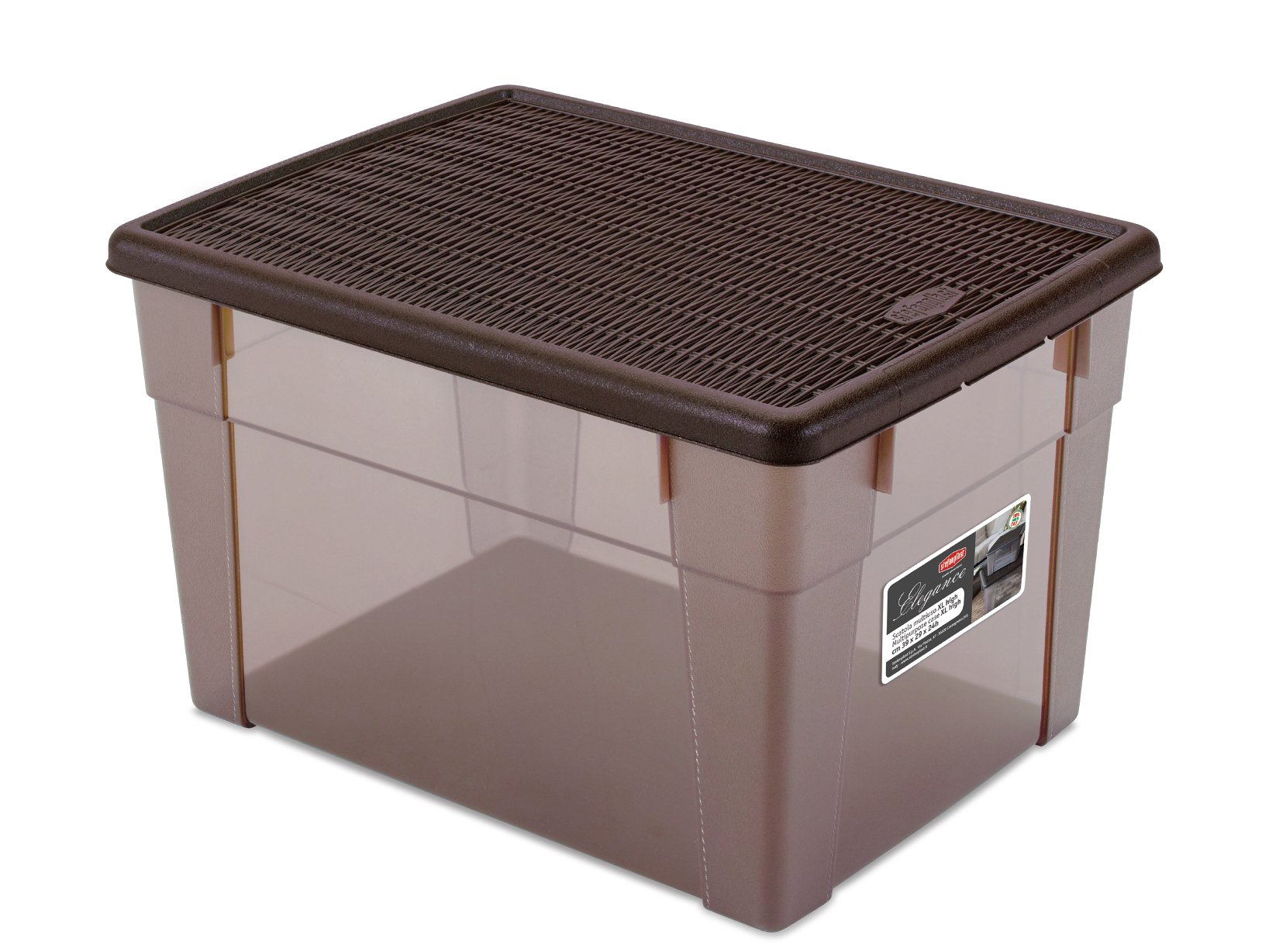 stefanplast-elegance-visualbox-scatola-39x29x24-cm-marrone-moka image 1