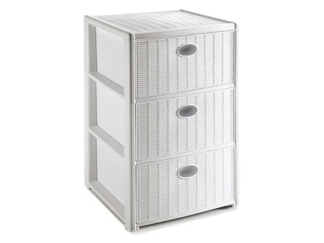 stefanplast-elegance-cassettiera-3-cassetti-40x40x60-bianca image 1