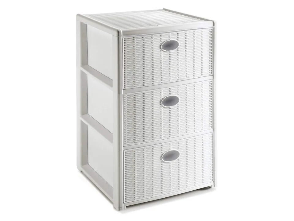 stefanplast-elegance-cassettiera-3-cassetti-40x40x60-bianca image 1